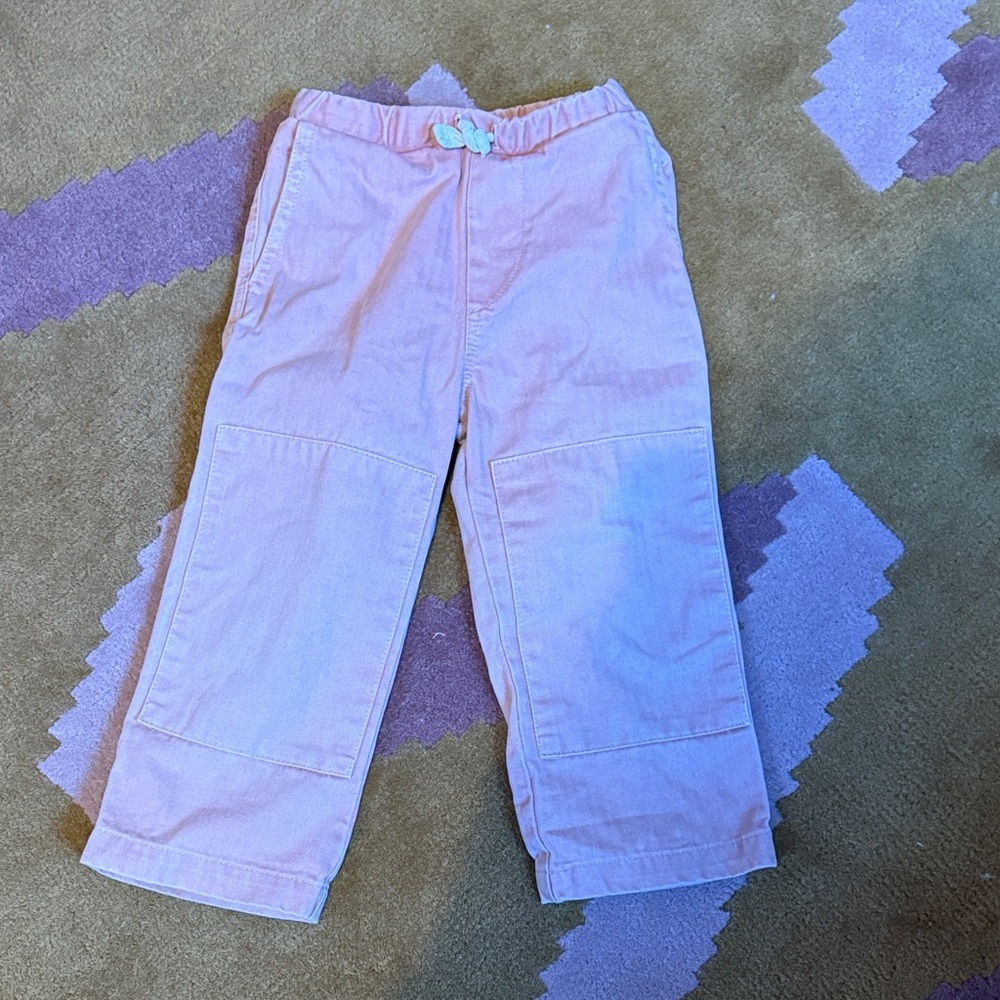 Charming Pink Kids Casual Pants